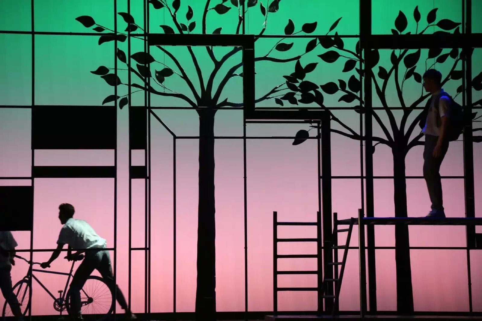 A scene from On the Edge